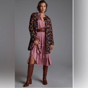 Anthropologie Hutch Floral Embroidered Coat Size Small NWT Brand New Multicolour